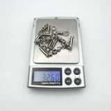 Vintage sterling silver chain weighing 32.6 grams on digital scale