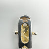 Stamped 925 on sterling silver clasp of CZ tennis bracelet