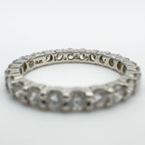 Inner band showing 1.47ct diamond weight and platinum hallmark clearly