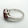 Close-up showing inside band stamped 925 on sterling silver