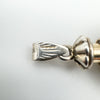 Hallmarked sterling silver bail with MH & U mark and 1994 London assay stamps