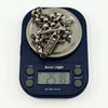 Antique Victorian sterling silver Albert chain on digital scales weighing approximately 25.1g