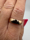 Antique 9ct Rose Gold Wedding Band Ring Size T Hallmarked Birmingham 1925