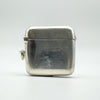 Antique sterling silver vesta case with plain polished finish