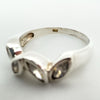 Close-up showing 925 stamp on inner band of the CZ ring