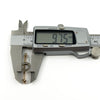 Antique diamond horseshoe bar brooch measured with calipers at approx 9.75mm wide