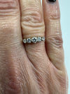 Antique 18ct Gold Diamond Five Stone Ring 0.50ct Size K