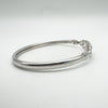 View from the left showcasing clean bangle shape and smooth finish