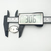 Digital calliper showing locket length as 30.6mm
