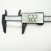 Measuring length of vintage sterling silver tie clip at 52.2mm