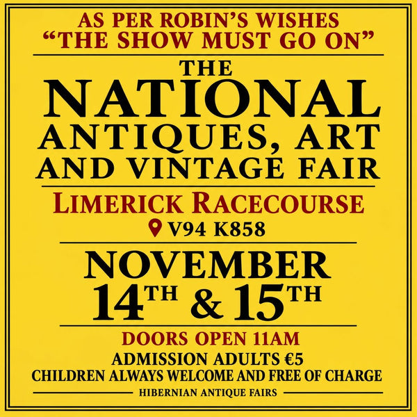 The National Antiques, Art & Vintage Fair, Limerick – November 2026