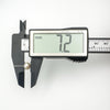 Measuring pearl height at 7.2mm using callipers