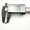 White Mother of Pearl pendant width shown as 7.9mm with digital calliper