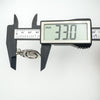 Pendant height measured at 33mm using digital callipers