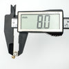 Caliper measuring antique pendant height at 8.0mm