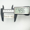 Digital calliper showing ingot pendant measures 49.6mm long