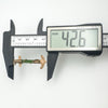 Antique gold anchor pendant measured at 42.6mm with digital caliper