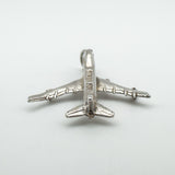 Back view showing tailplane and body shape of vintage 747 charm