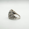 Right-hand view of second hand Pandora daisy bouquet ring