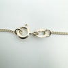 Sterling silver chain with spring ring clasp and 925 stamped tag