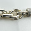 Macro showing 925 stamp on chain’s silver link