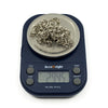Sterling silver belcher chain on digital scales showing approx. 29.45g weight