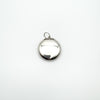 Sterling Silver Mirrored Locket Pendant back overview