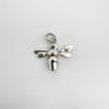 Reverse of silver bee pendant showing 925 stamp clearly on the back