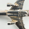 View showing the underside of the wings, landing gear and engine detail