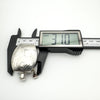 Digital caliper showing width of perfume bottle pendant at 31mm