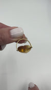 Large Vintage 9ct Gold Spinning I LOVE YOU Fob / Pendant 375 (London 1974) Georg Jensen