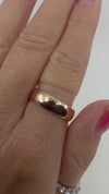 Antique 9ct Rose Gold Band / Ring 375 Size T (Birmingham 1925)
