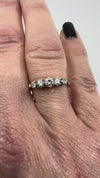 Antique 18ct Gold Diamond Five Stone Ring 0.50ct Size K
