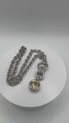 Ti Sento Milano Chunky Sterling Silver CZ & Citrine Pendant & Chain