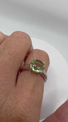 Sterling Silver Peridot Solitaire Ring 2.70ct 925