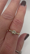 Vintage 14ct Gold 0.25ct Diamond Solitaire Ring