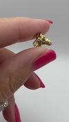 Vintage 9ct Gold Horse Head Pendant / Charm