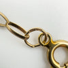 Vintage 9ct Gold Oval Links Belcher 21” Chain 3.4g