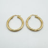 Vintage 9ct Gold Chunky Twisted Hoop Earrings