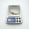 Contemporary / Modernist 2ct CZ Bangle in Sterling Silver 925 by Kit Heath