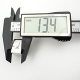 Chunky Silver Square Band by Calvin Klein Size R Heavy 13g Unisex