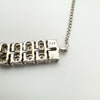 0.20ct Natural Diamond Bar Toggle Tennis Bracelet in Sterling Silver 925