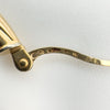 Vintage 9ct Gold Chunky Twisted Hoop Earrings