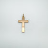 RARE Antique 15ct Rose Gold Large Christian Cross Pendant (Chester 1903)