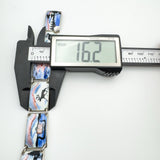 Vintage Norwegian Enamelled Bracelet in Sterling Silver 925