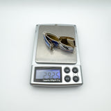 Vintage Norwegian Enamelled Bracelet in Sterling Silver 925