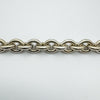 Vintage 20” Donut Links Chain & T-Bar in Sterling Silver 925 Edinburgh 1997 94g