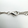 Celestial CZ Star & Moon Pendant & Double Chain in Sterling Silver 925