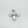 Cute Bee Pendant / Charm in Sterling Silver 925