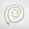 Vintage 9ct Gold Oval Links Belcher 21” Chain 3.4g